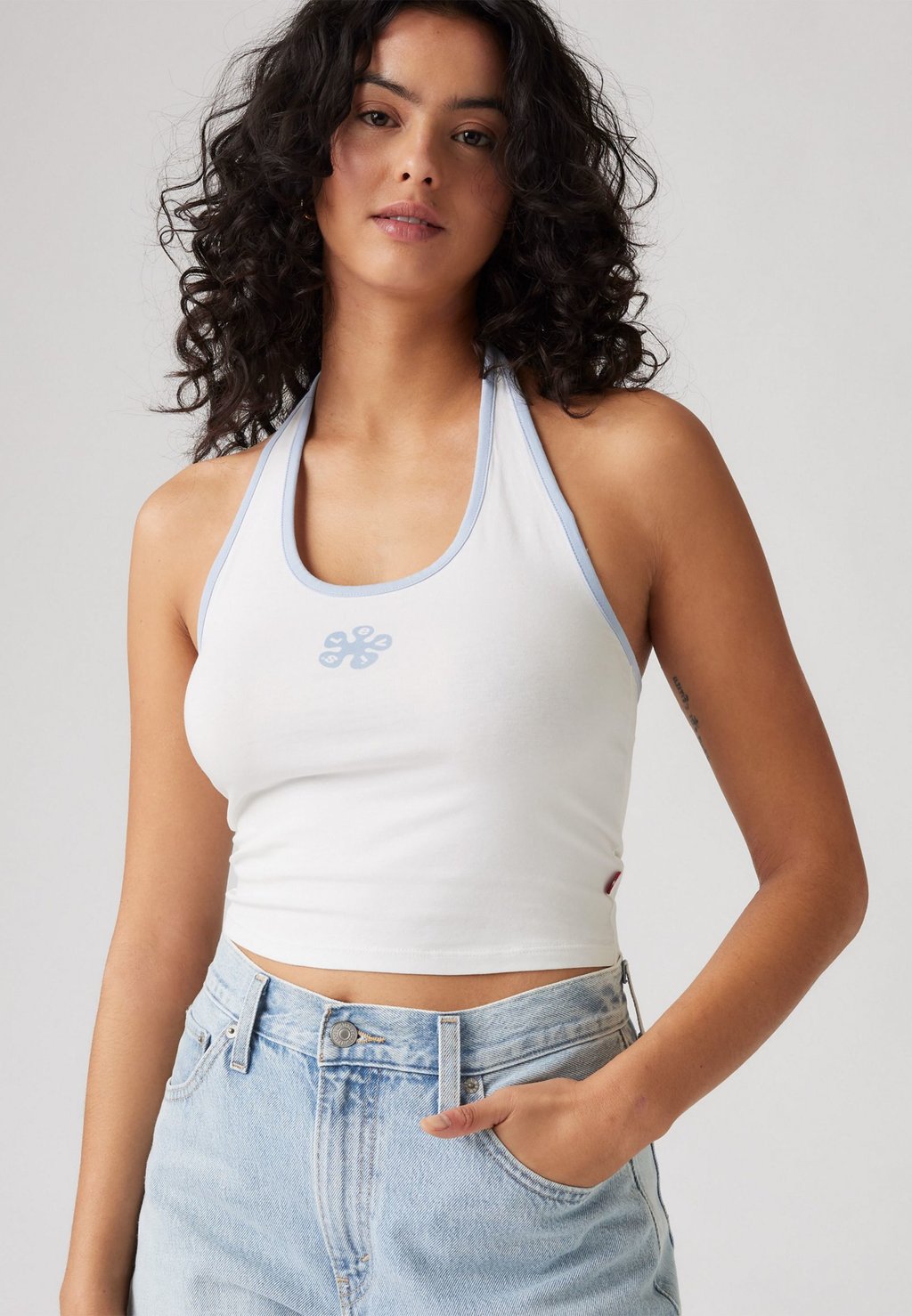 

Топ ELLA HALTER Levi's, белый