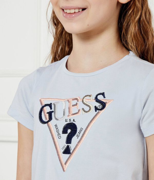 Футболки Regular fit Guess, синий — фото 4