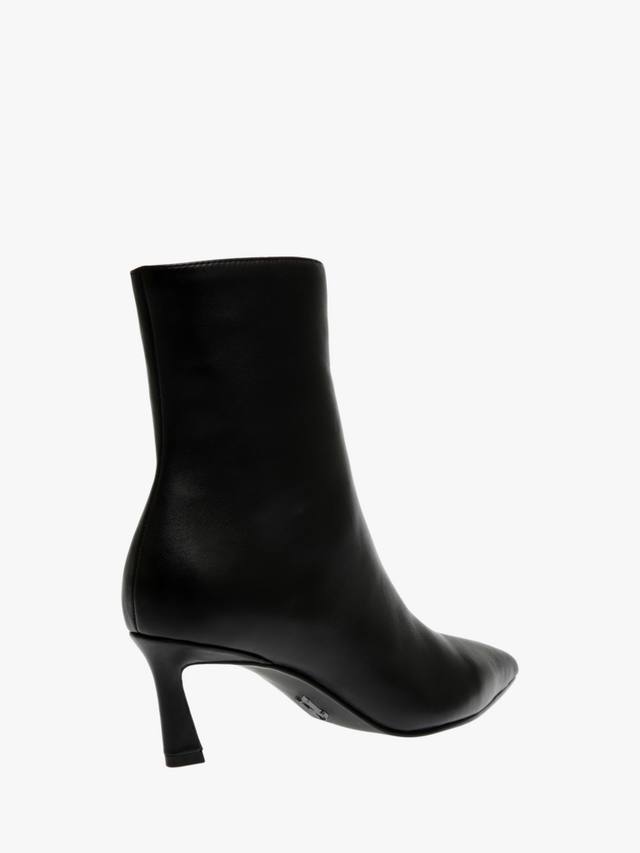 Ботинки Lulah на шпильке с кожаными берцами Steve Madden, Black — фото 3