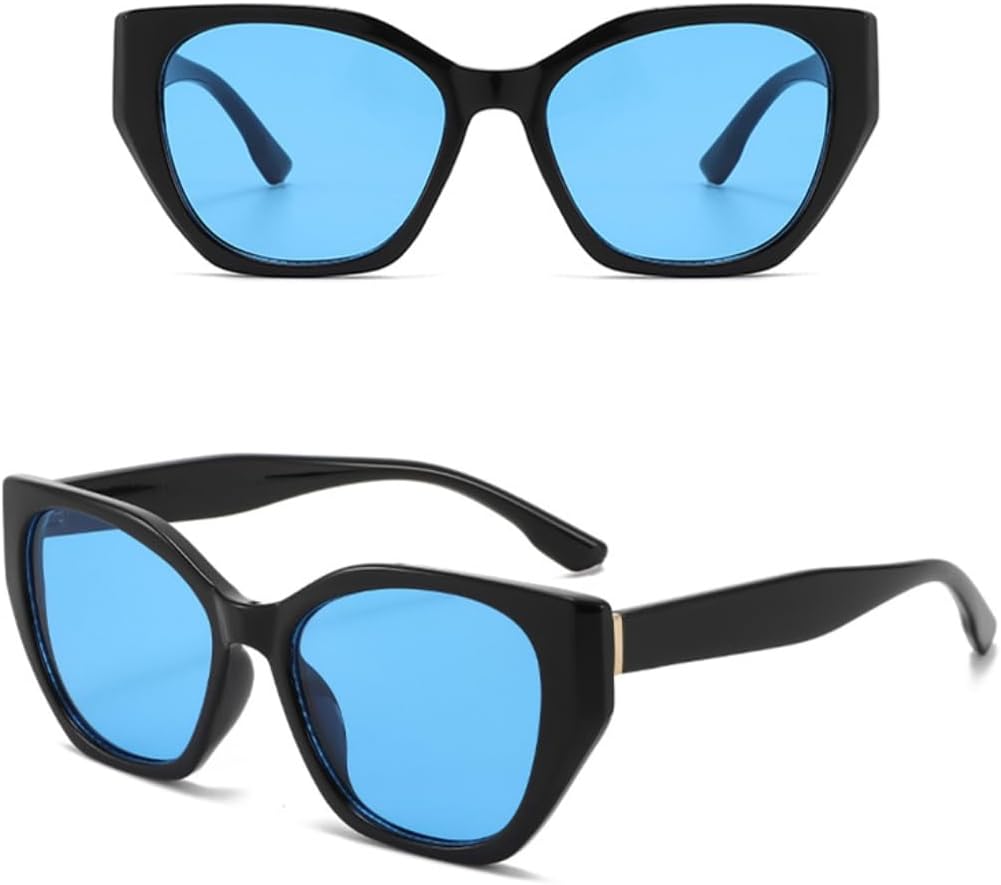 

Солнцезащитные очки в стиле ретро с эффектом «кошачий глаз», крупная оправа, изысканный дизайн, повседневный стиль, элегантность, модный стиль для женщин, панк, хип-хоп TVTBBVV, 3