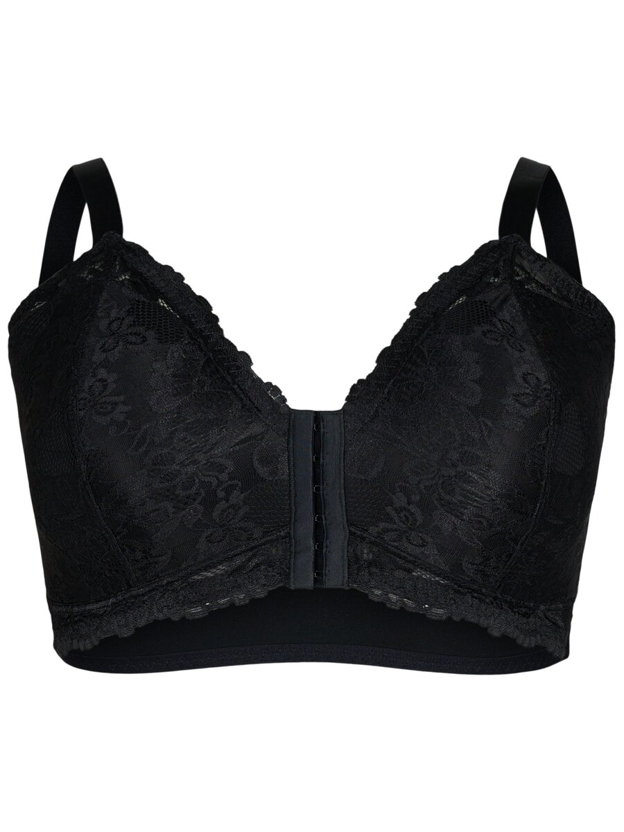 

Треугольный бюстгальтер Devoted by Zizzi Triangle Bra LERVA, черный