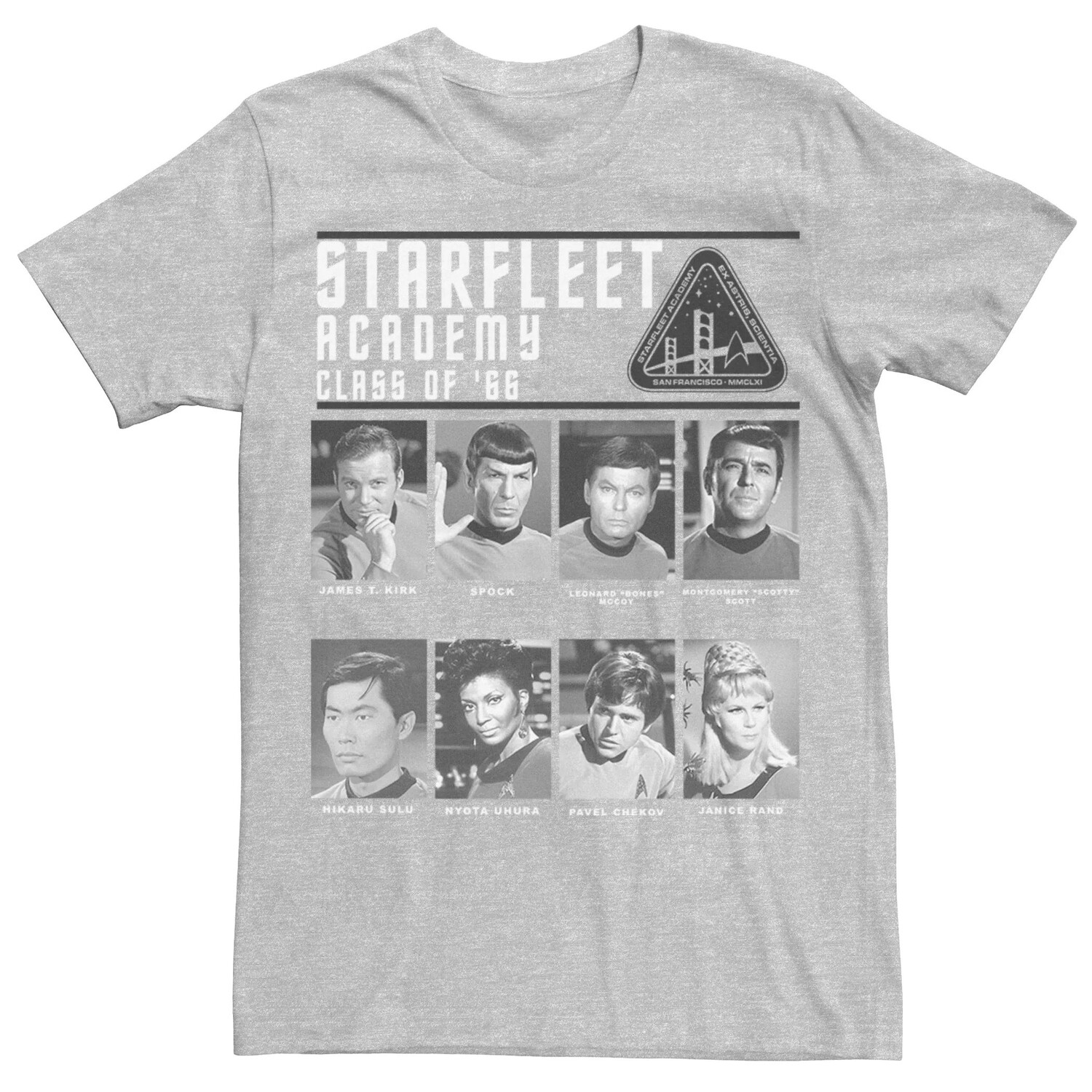 

Мужская футболка Star Trek Starfleet Academy Licensed Character