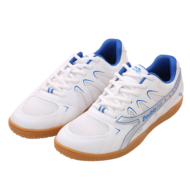 Унисекс-кроссовки для настольного тенниса Unisex Low top DOUBLE FISH, синий — фото 2