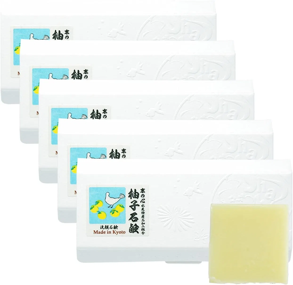 Мыло для лица Kyoto Natural Factory с юдзу, 10 г x 5