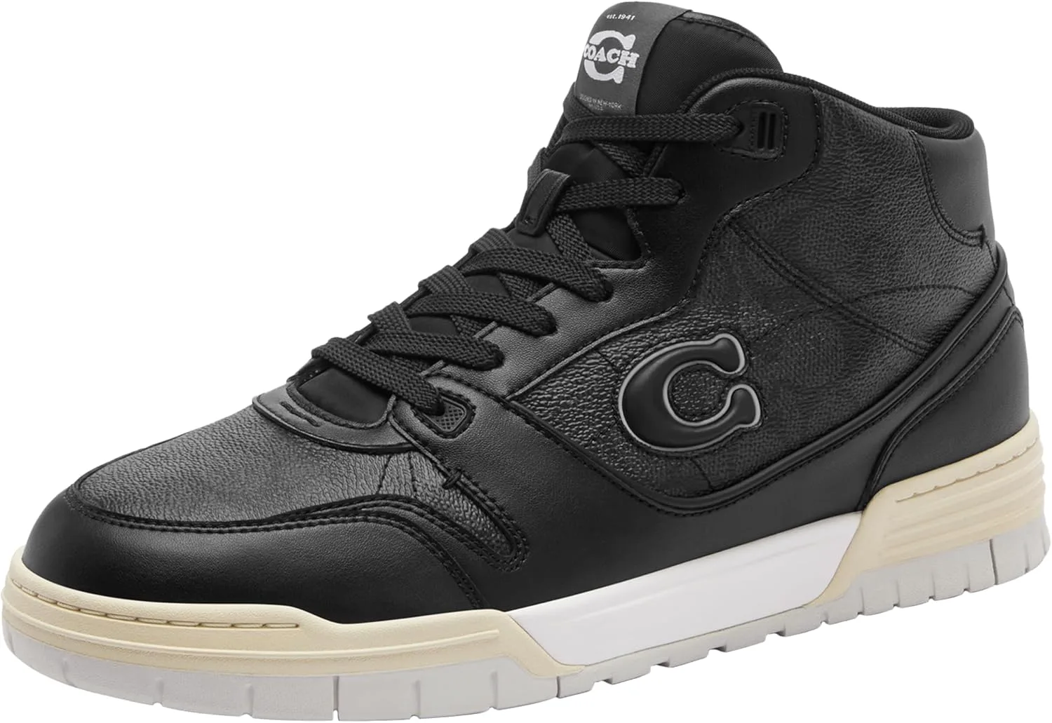 Кроссовки Coach Mens Soho Mid-top, черный