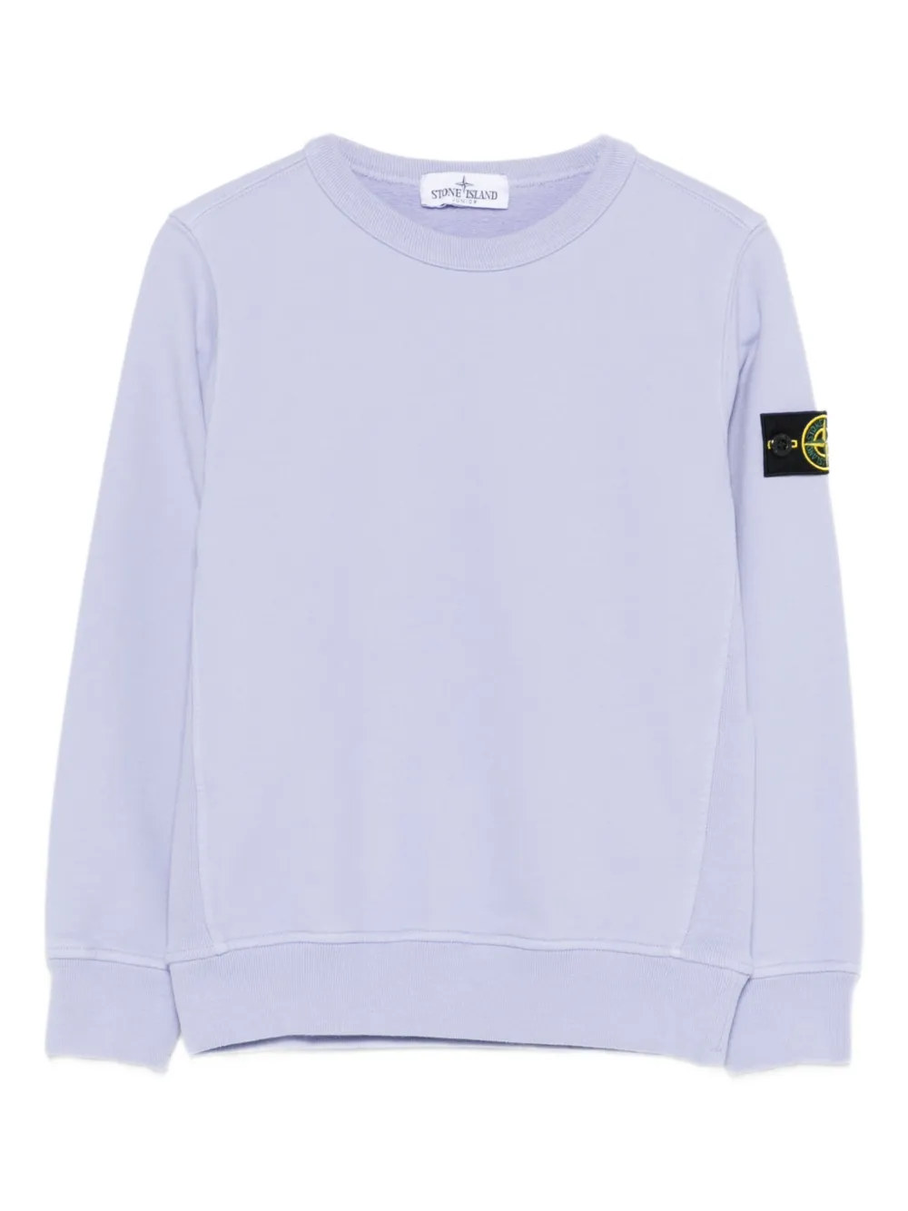 

Толстовка с нашивкой-логотипом Stone Island Junior, фиолетовый