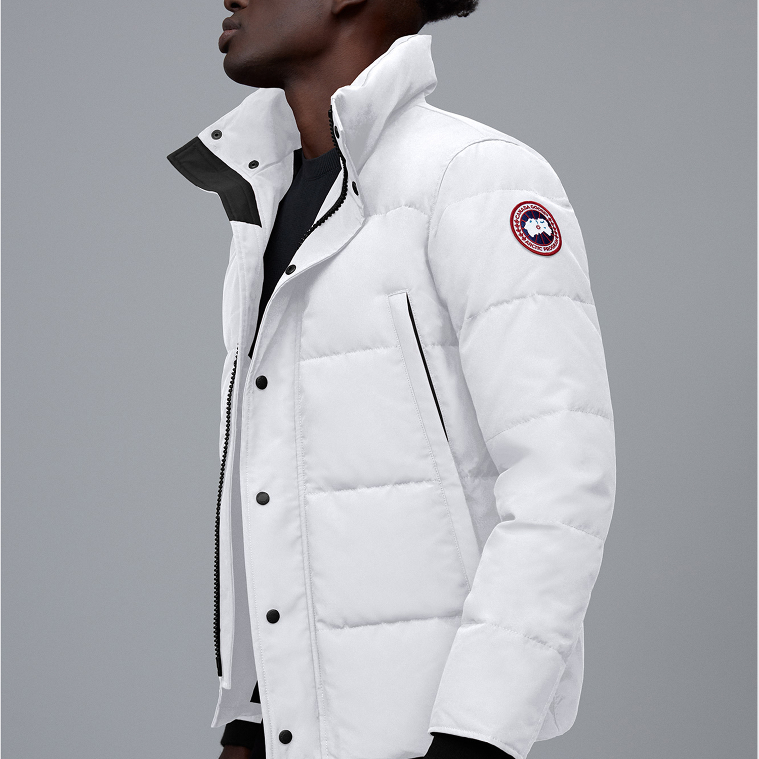 Куртка пуховая Wyndham Series зимняя мужская Dawn White Canada Goose — фото 4