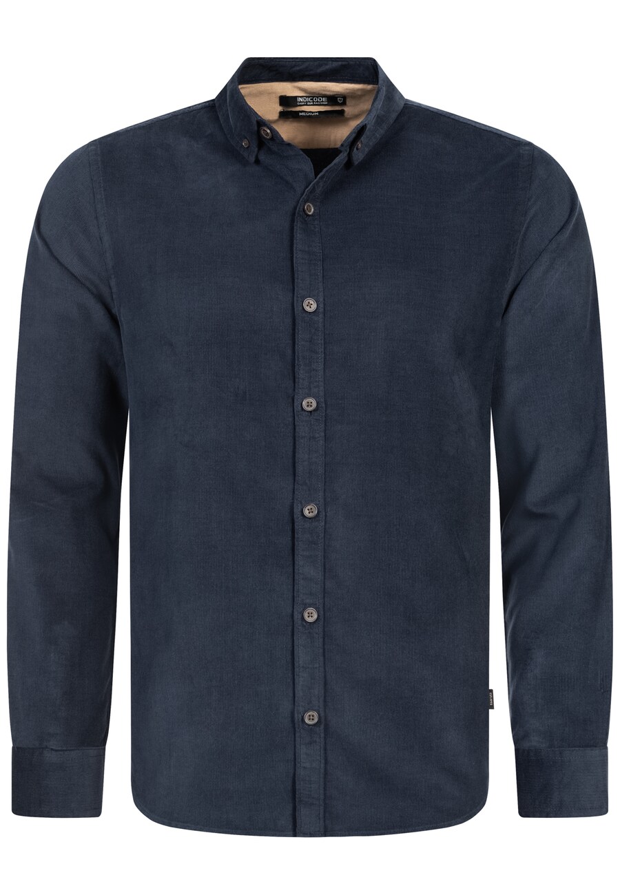 

Рубашка на пуговицах классического кроя INDICODE JEANS Ryan, Navy