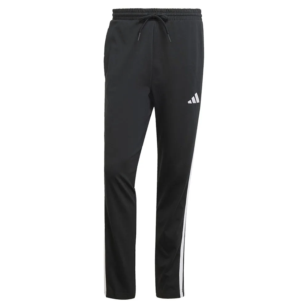Джоггеры adidas Essentials 3 Stripes Single Jersey, черный — фото 3