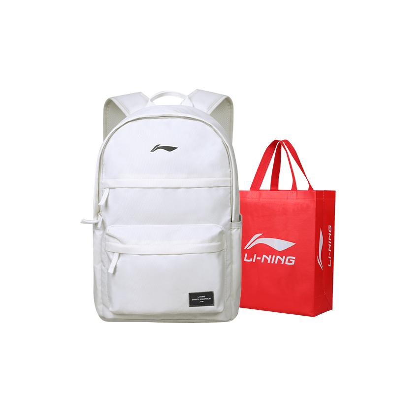 

Полиэстеровый рюкзак обычный унисекс разноцветный LINING, белый