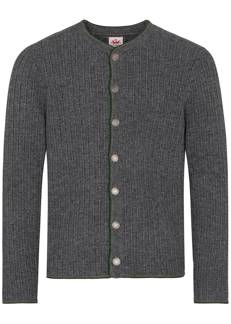 

Вязаный кардиган SPIETH & WENSKY Pauen, темно-серый