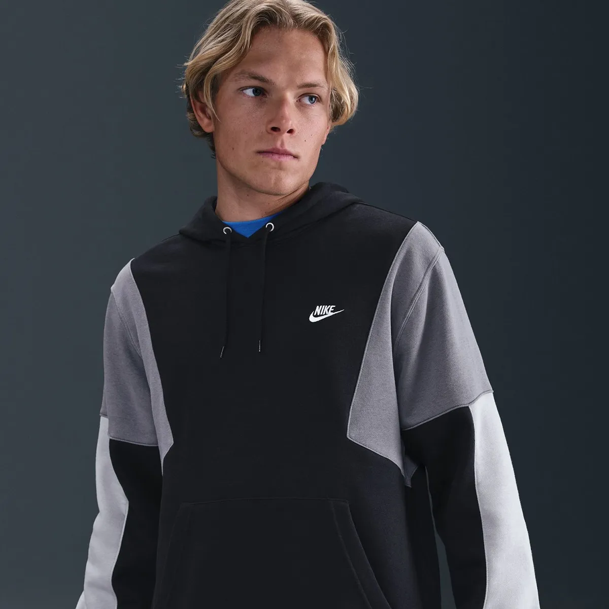 Мужской спортивный костюм Club Fleece Hded Track Gx Nike, черный — фото 4