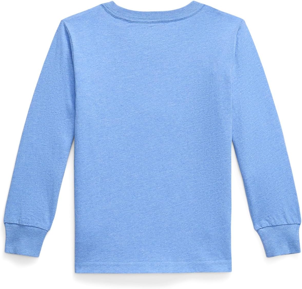 Футболка Polo Ralph Lauren Kids Cotton Jersey Long Sleeve Tee, цвет Soft Royal Heather — фото 2