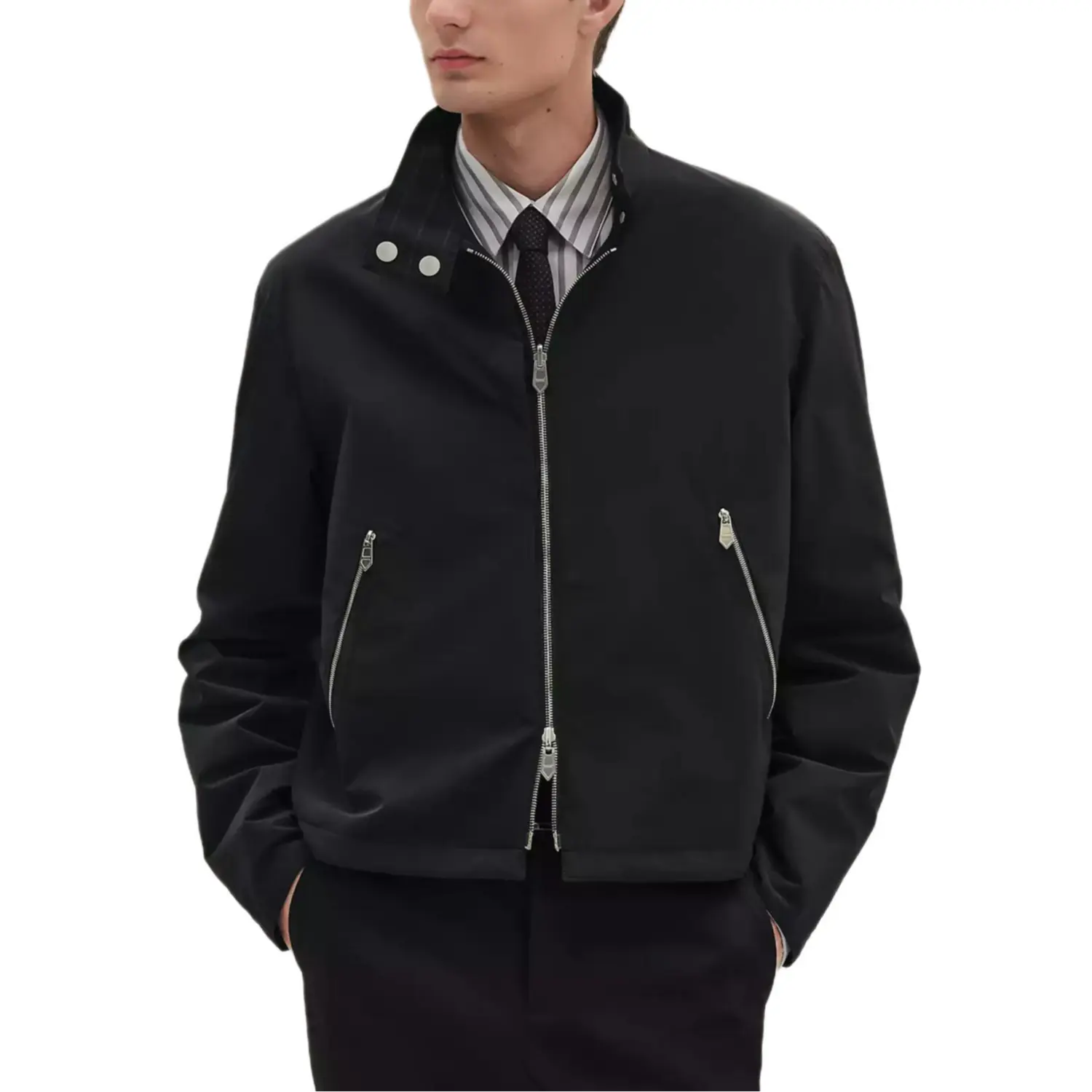 

Куртки и пальто FW25 для мужчин Hermes, черный