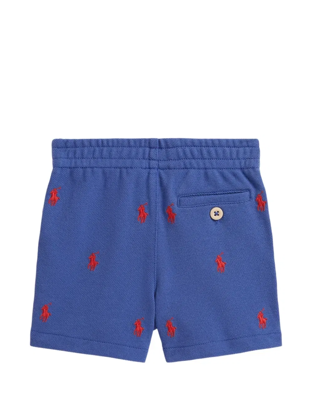 Шорты с вышивкой Polo Ralph Lauren Kids, синий — фото 2