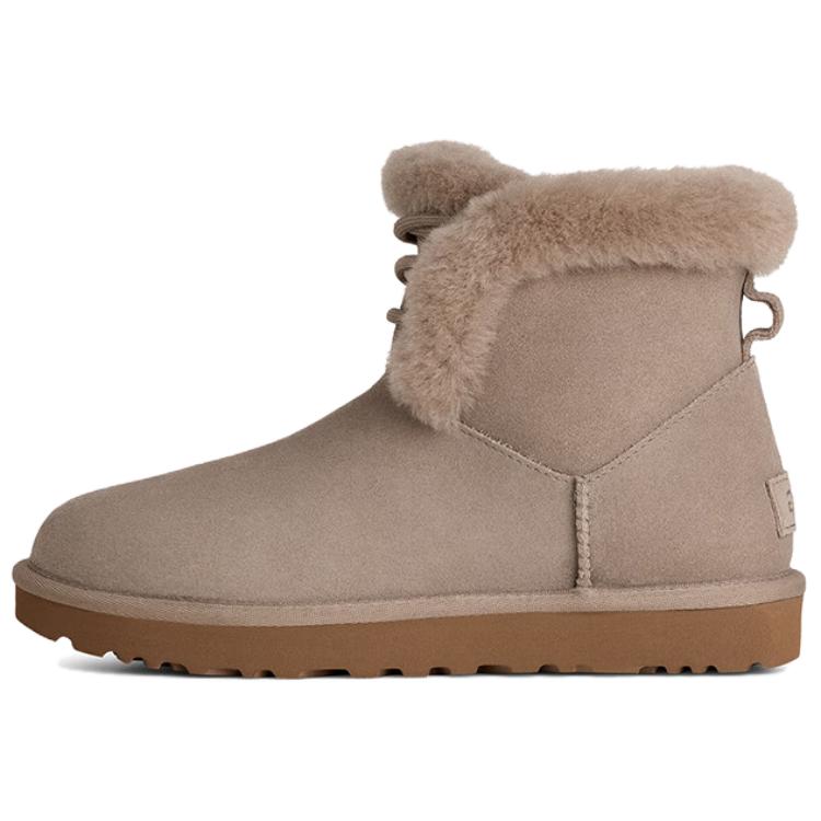 Термосапоги женские UGG Classic Mini Short Snow, серый
