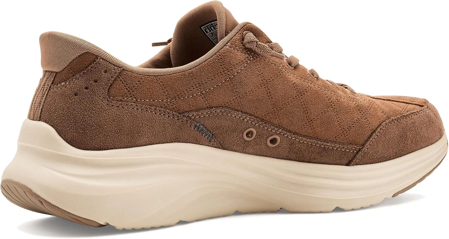 Мужские слипоны Skechers Calvoro Contour Foam Cosy Fit, Chestnut — фото 3