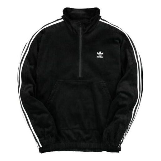

Куртка adidas originals Corduroy Half-zip Jacket, черный