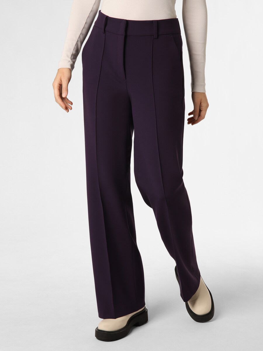 

Свободные брюки со складками спереди Cambio Amelie, цвет Aubergine