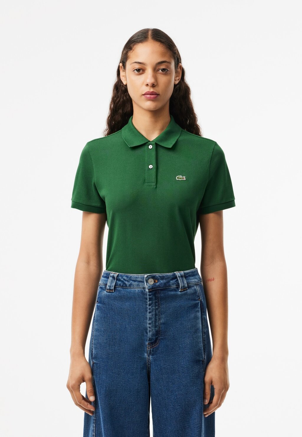 

Поло Lacoste, зеленый
