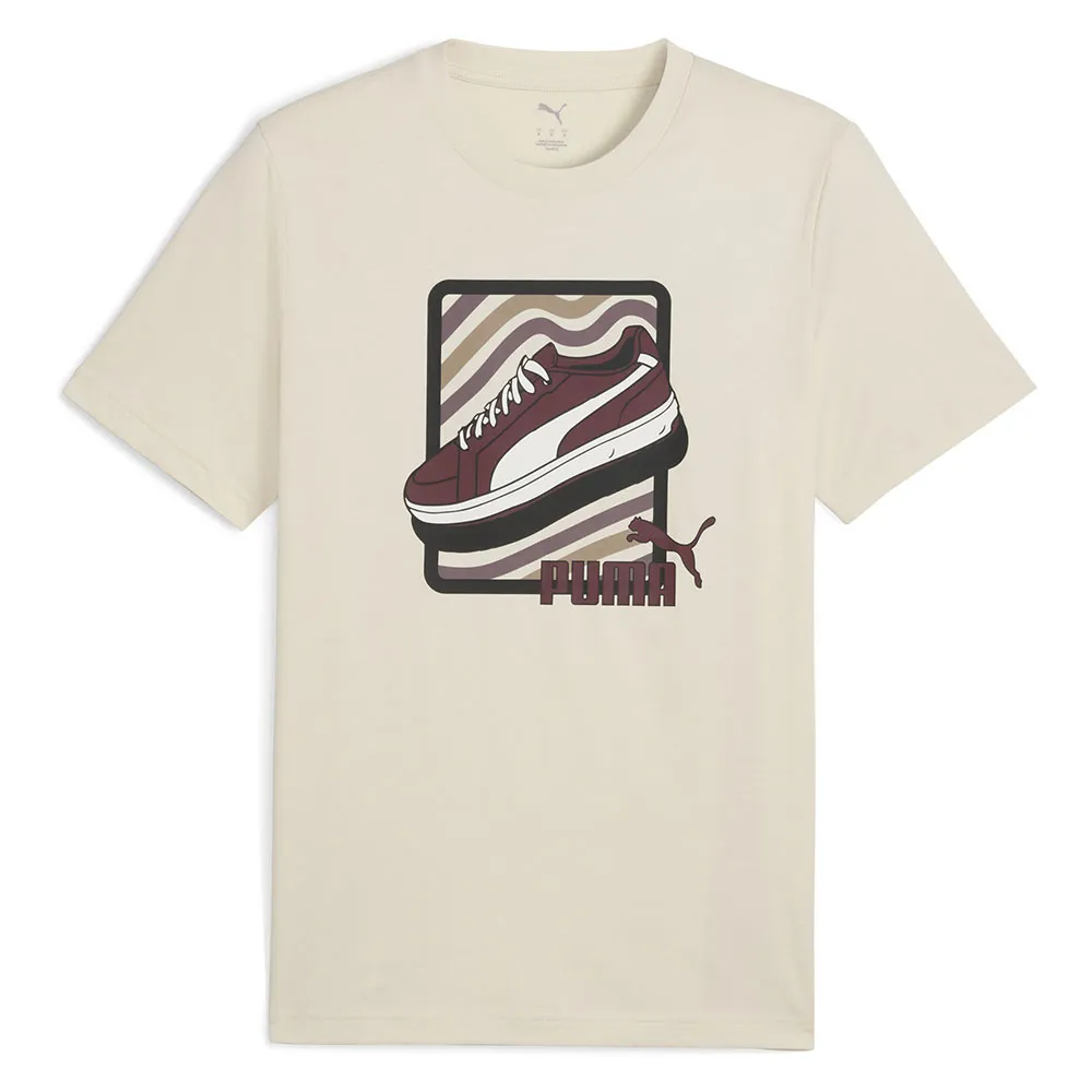 

Футболка с коротким рукавом Puma Graphic Sneaker, бежевый