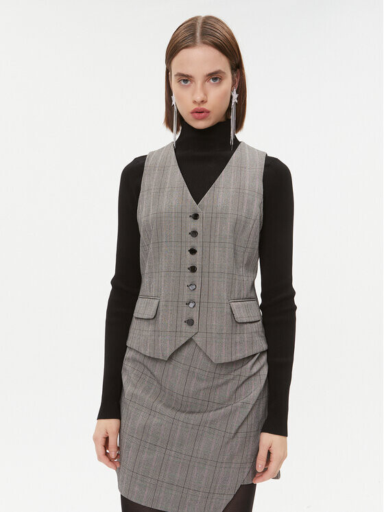 

Костюмный жилет стандартного кроя Dkny, серый