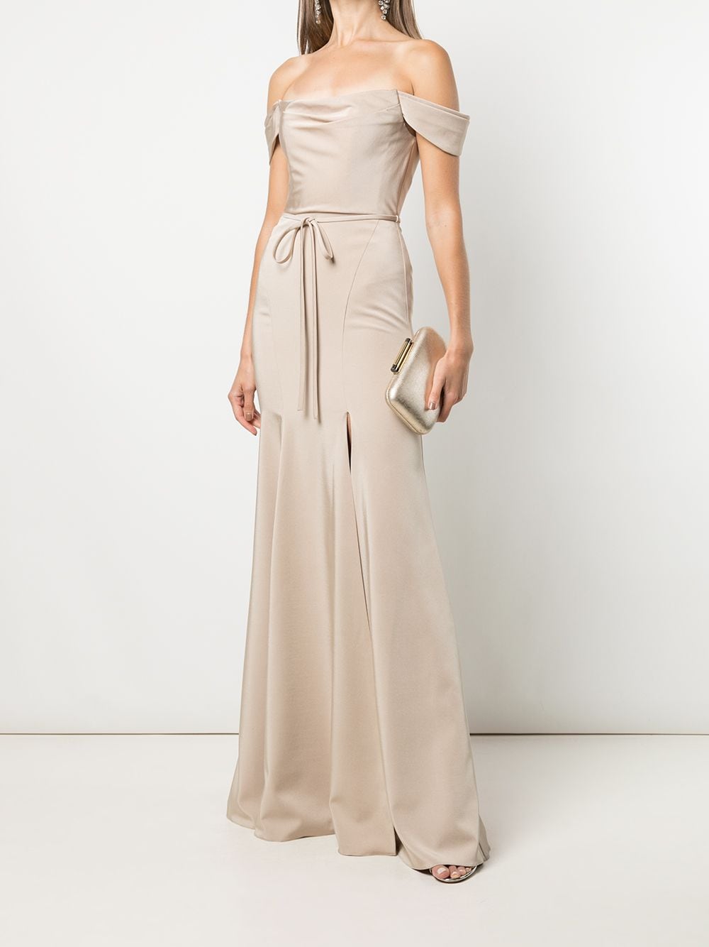 

Женское платье Marchesa Notte Bridesmaids, цвет champagne