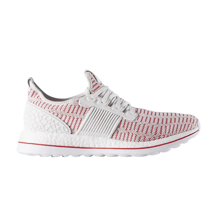 

Кроссовки Adidas PureBoost ZG LTD 'Crystal White Vivid Red', белый