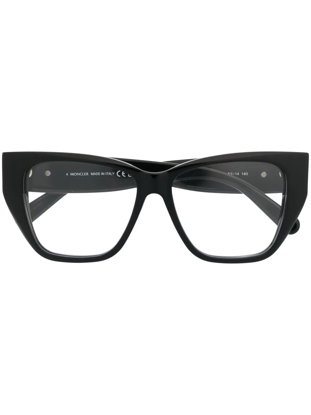 

Очки с логотипом Moncler Eyewear, черный