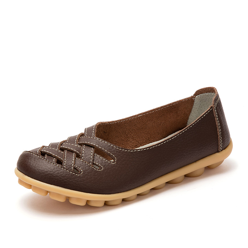 

KUPE Мокасины унисекс кофе, цвет Coffee