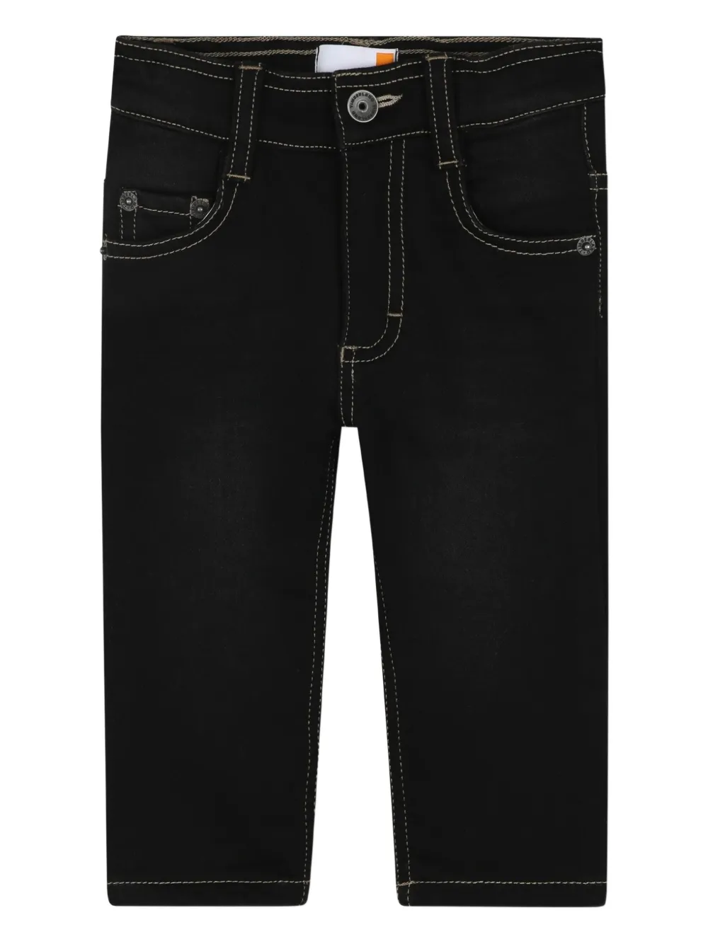 

Джинсы с контрастной строчкой Timberland Kids, черный