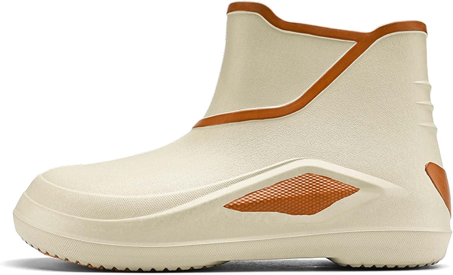 

Мужские кулинарные туфли летние новые водонепроницаемые тапочки модные шлепанцы стильные ботинки, простая повседневная обувь, водонепроницаемые кухонные туфли Generic, белый