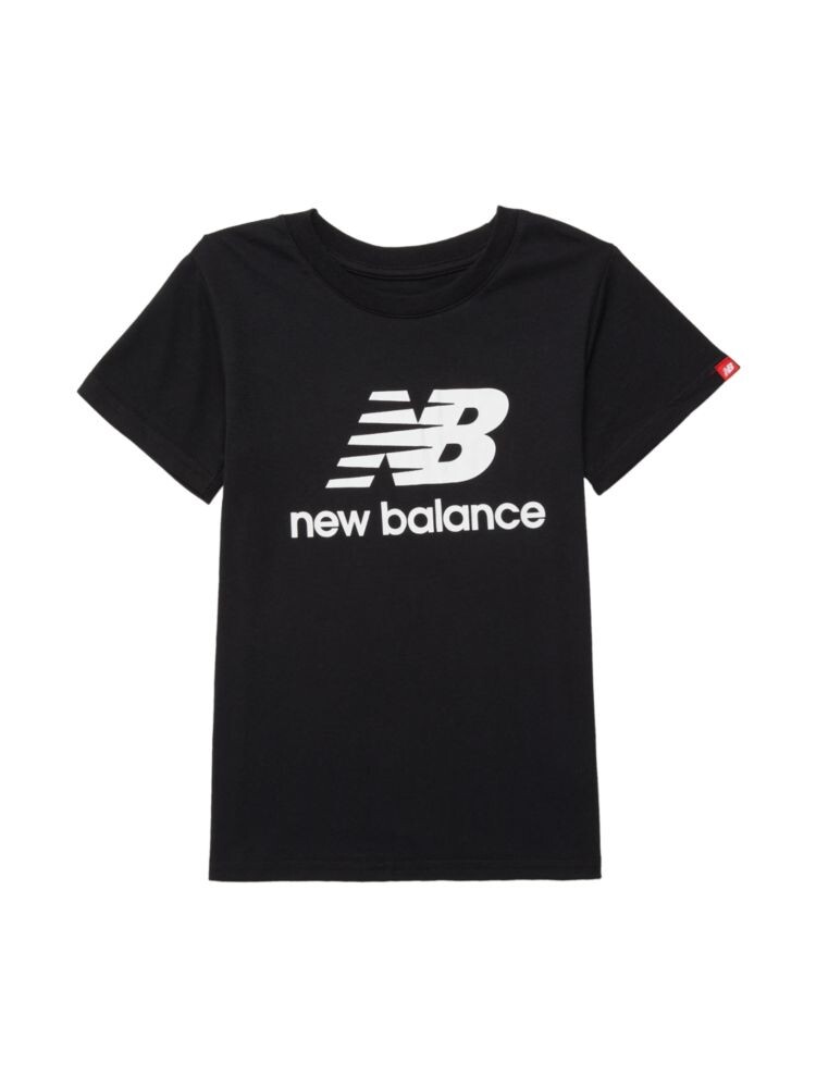 

Футболка с логотипом для девочек New Balance, черный