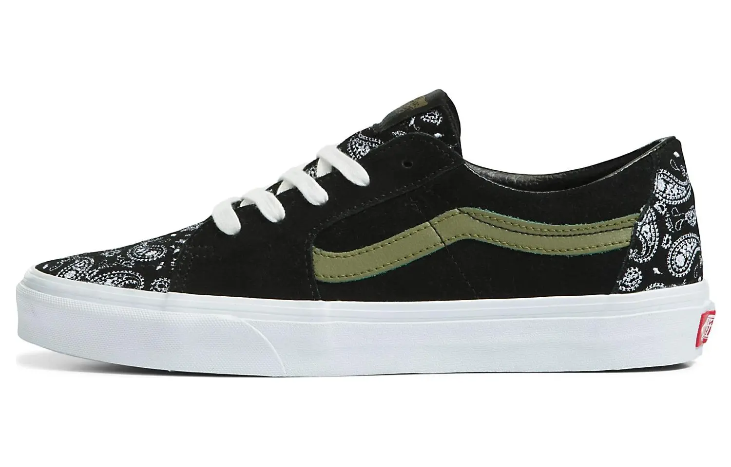 

Кроссовки Vans Sk8-Low Paisley Suede Black Green