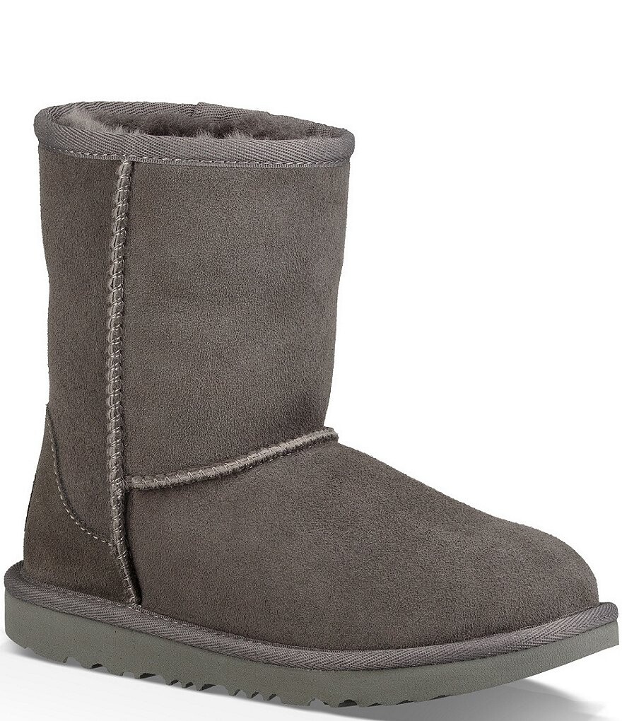 

Водонепроницаемые ботинки UGG Kids' Classic II (подростковые), серый