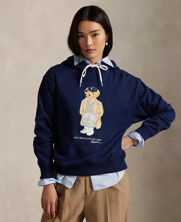 

Женская флисовая толстовка Polo Bear Polo Ralph Lauren, синий