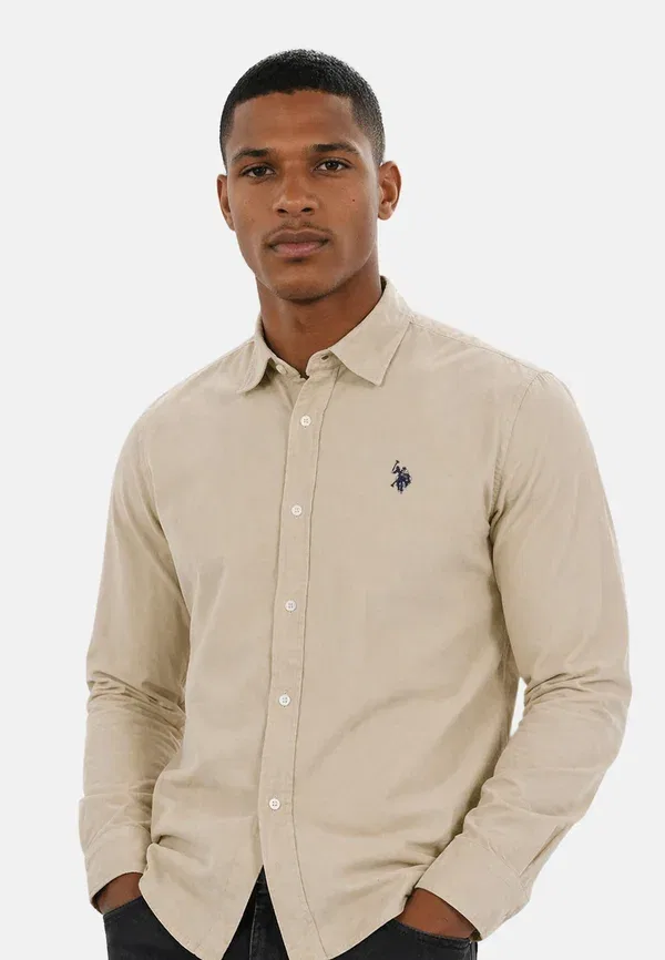 Рубашка Uspaarker U.S. Polo Assn., цвет слоновой кости — фото 2