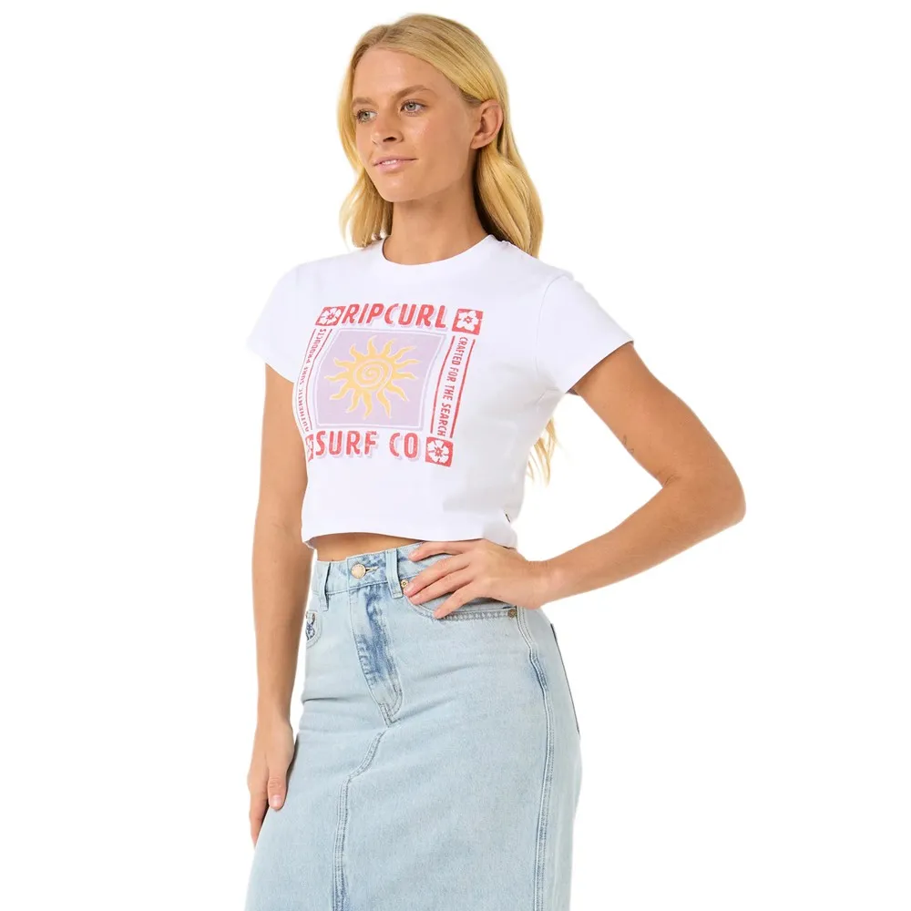

Футболка с коротким рукавом Rip Curl Cala Fitted, белый