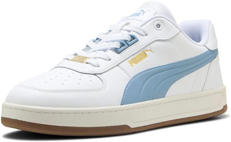 Мужские кроссовки PUMA Caven 2.0 Lux на шнуровке - Белые — фото 2
