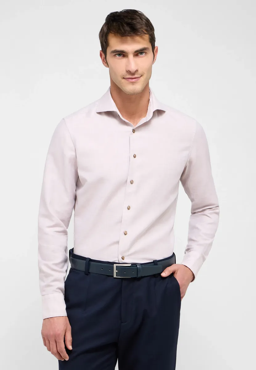 

Рубашка Eterna с длинными рукавами "SLIM FIT", цвет Sand