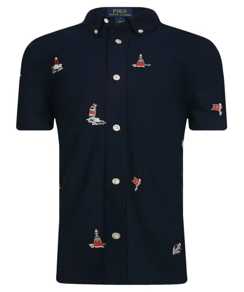 

Рубашка Regular fit Polo Ralph Lauren, синий