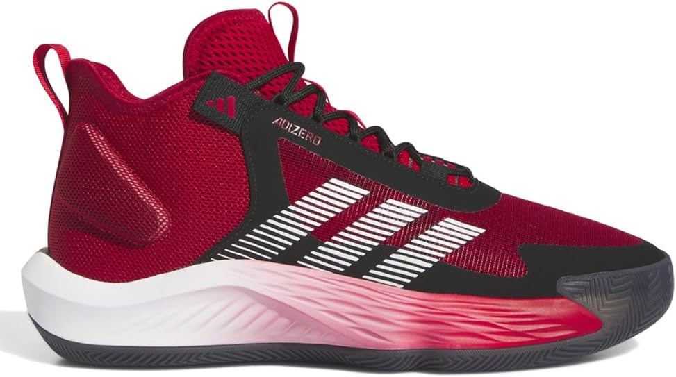 Кроссовки Adidas Унисекс Взрослый Adizero Select Team, белый/черный/красный — фото 2