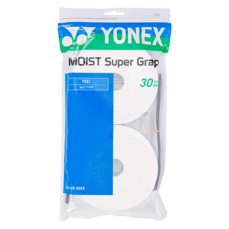 

YONEX Лента для рукоятки бадминтонной ракетки white polyurethane тонкая 30 шт