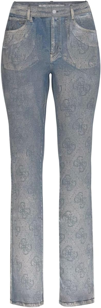 

GUESS Женские джинсы Dory Straight Leg, Glam De Logo