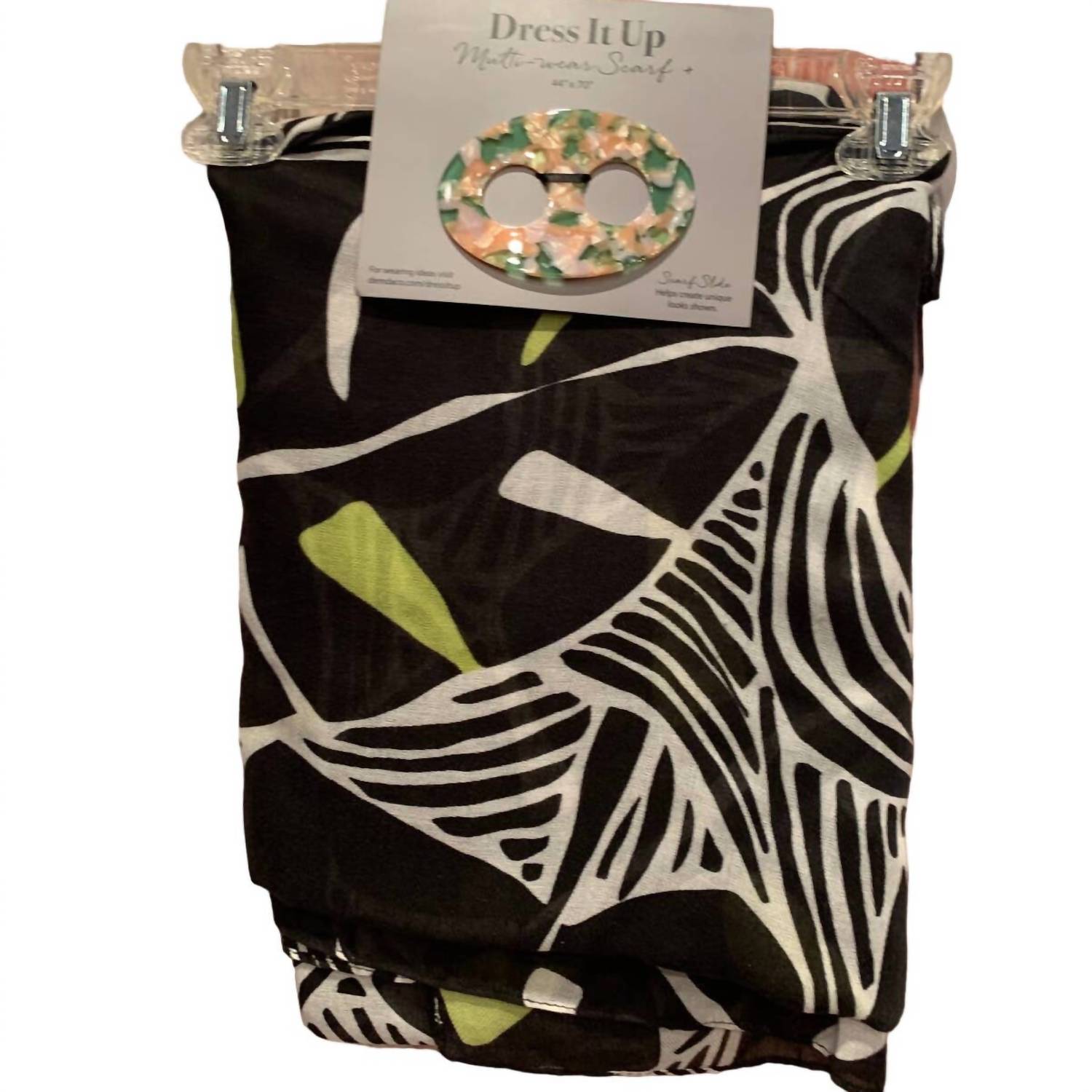 

Turnowsky Dress It Up Foliage шарф с горкой черного цвета Multi DEMDACO