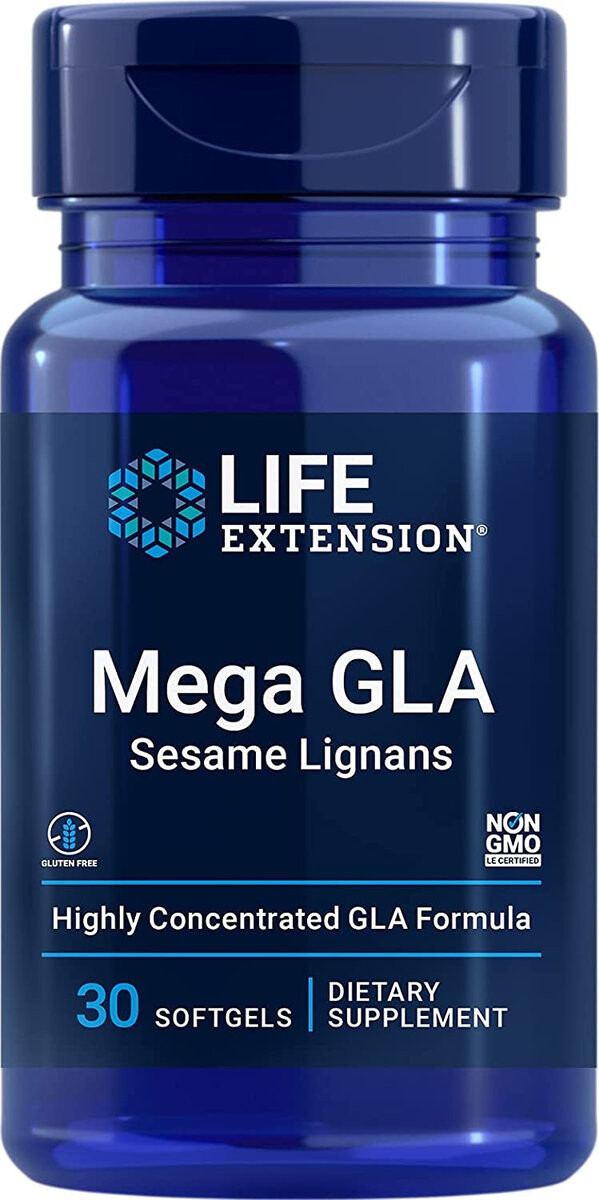 

Биологически активная добавка Life Extension, Mega Gla с кунжутными лигнанами
