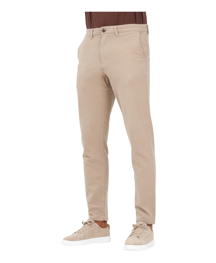 

Бежевые брюки чинос, приталенный крой, повседневный стиль Selected Homme, бежевый