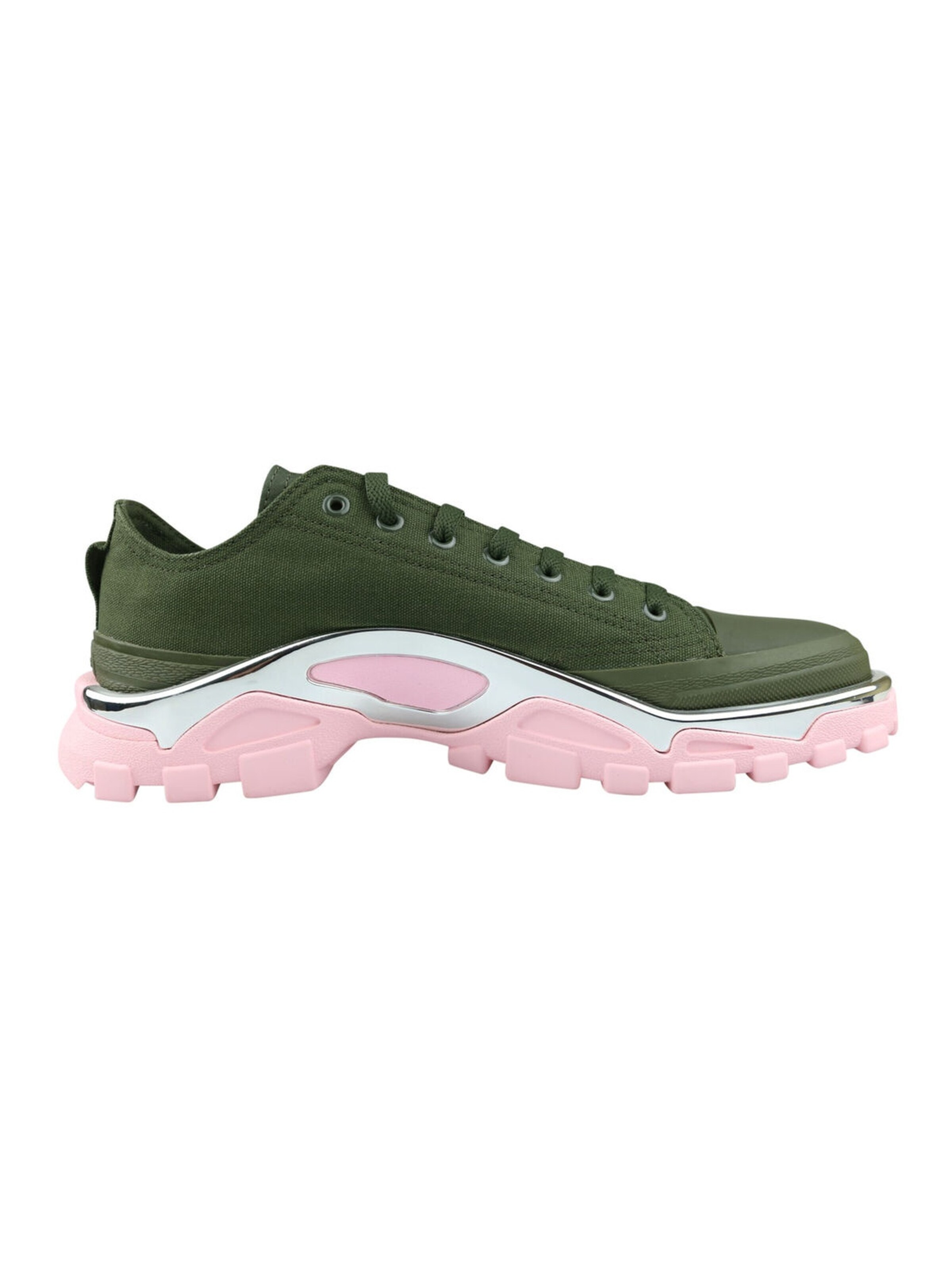 Adidas Originals Кроссовки Adidas by Raf Simons Detroit Runner RS Turnschuhe оливковый розовый F34244 зеленые — фото 3