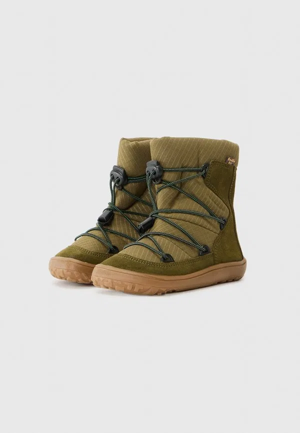 Зимние ботинки barefoot tex track wool Froddo, Olive — фото 2