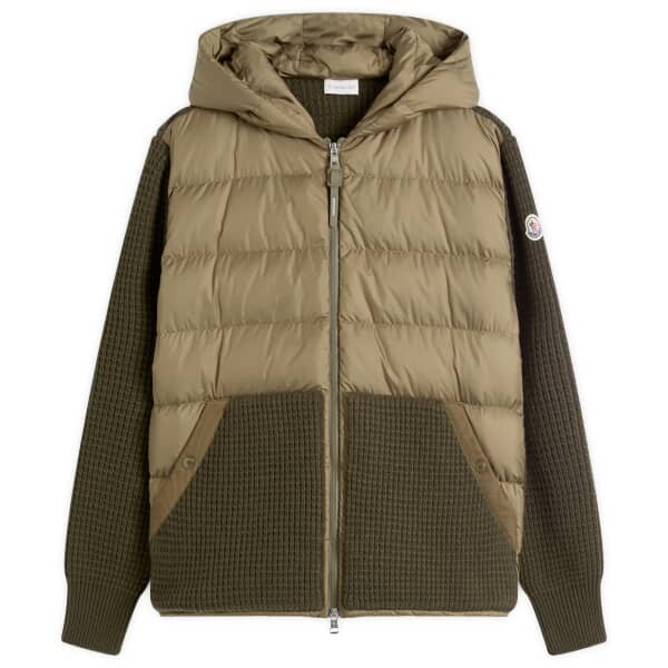 

Куртка из вафельного пуха Moncler, зеленый
